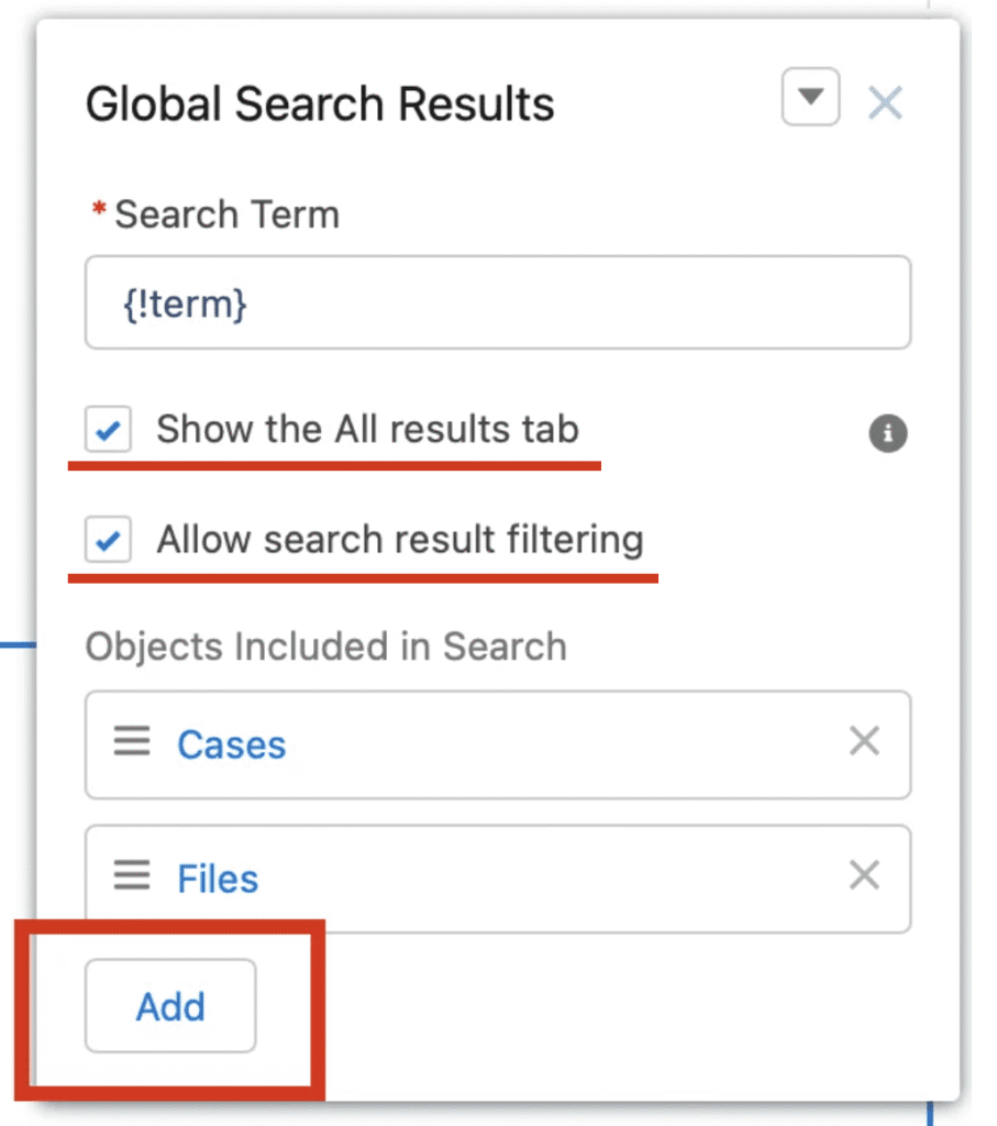 How to Enable Global Search in Salesforce Experience Cloud 4 Property Editor of the Global Search Results component