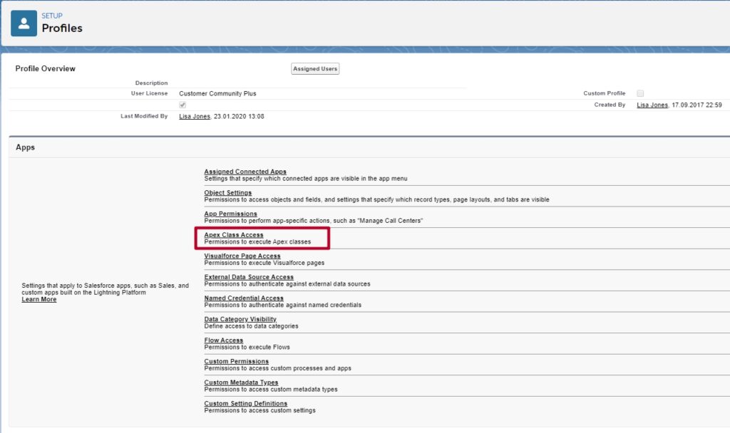 salesforce where are critical updates listed