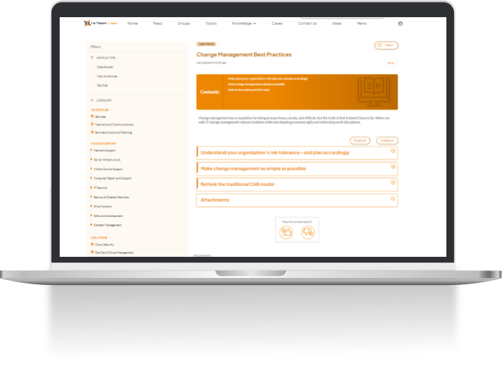 AC Knowledge Management Enterprise case deflection - Salesforce Knowledge & Case Management App