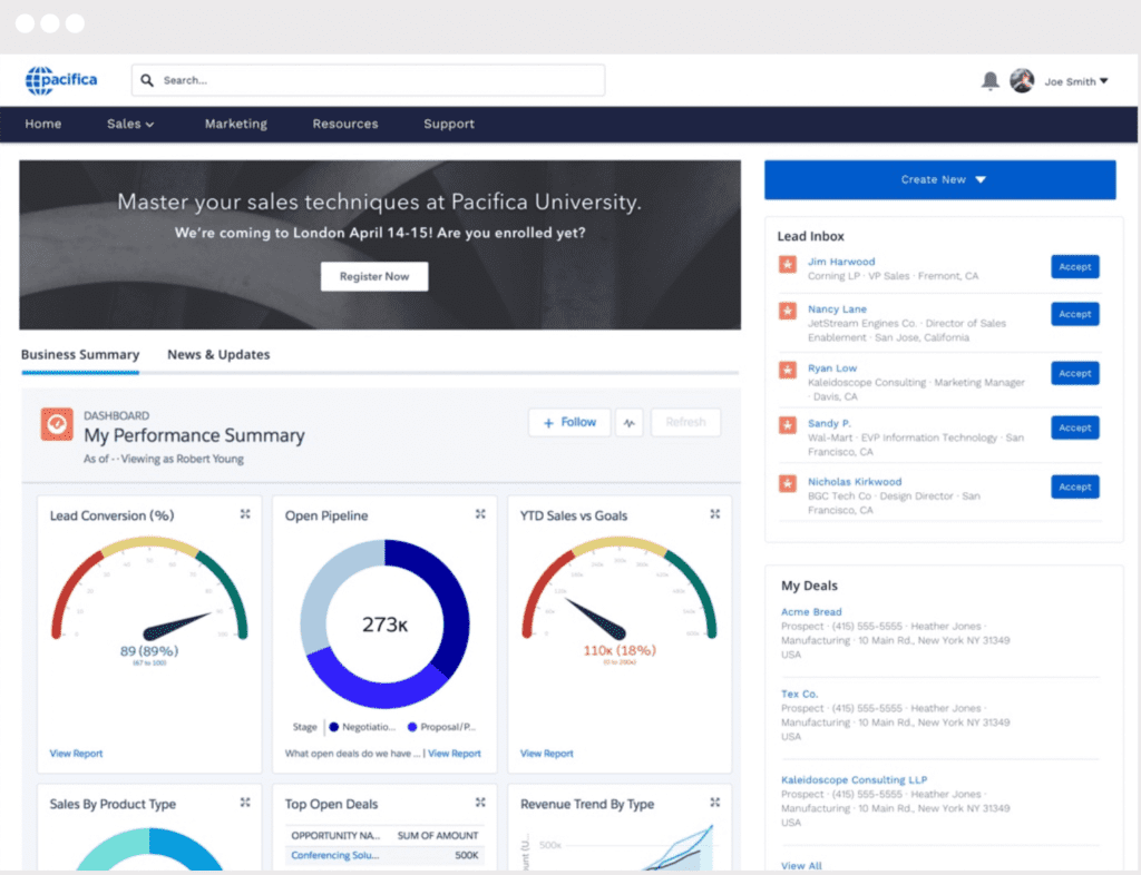 The Partner Central template