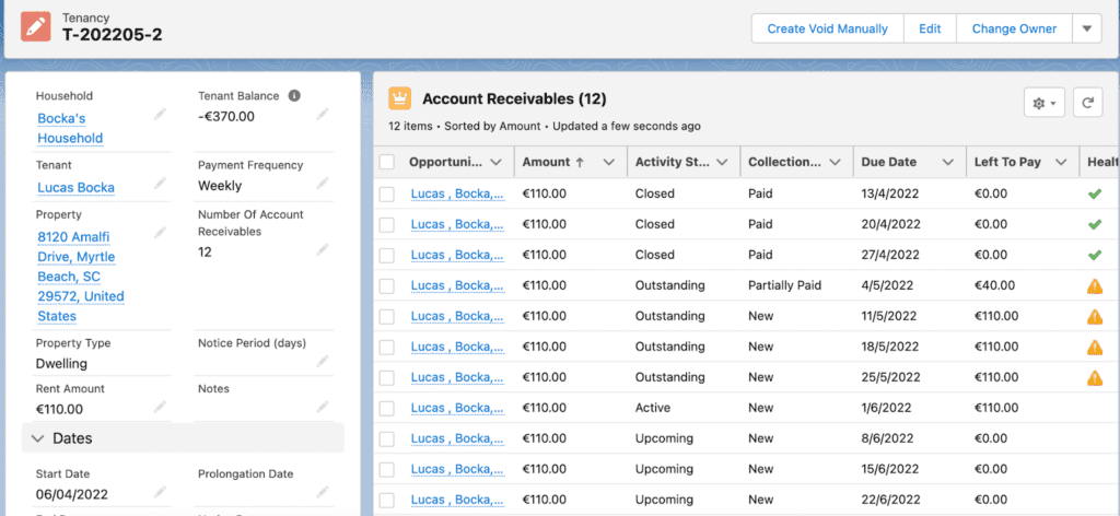 salesforce housing application