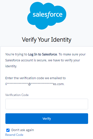 Multi-Factor Authentication in Salesforce