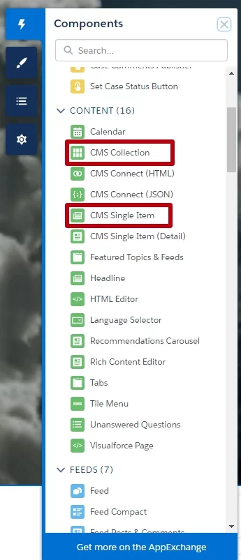CMS Collection component