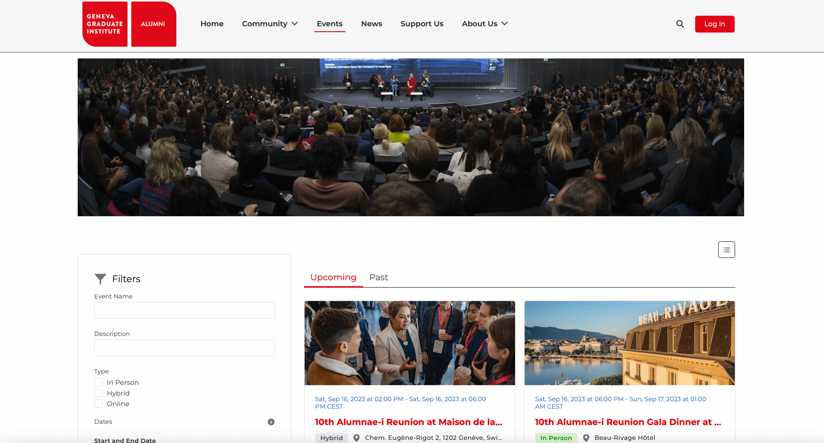 Geneva Graduate Institute events