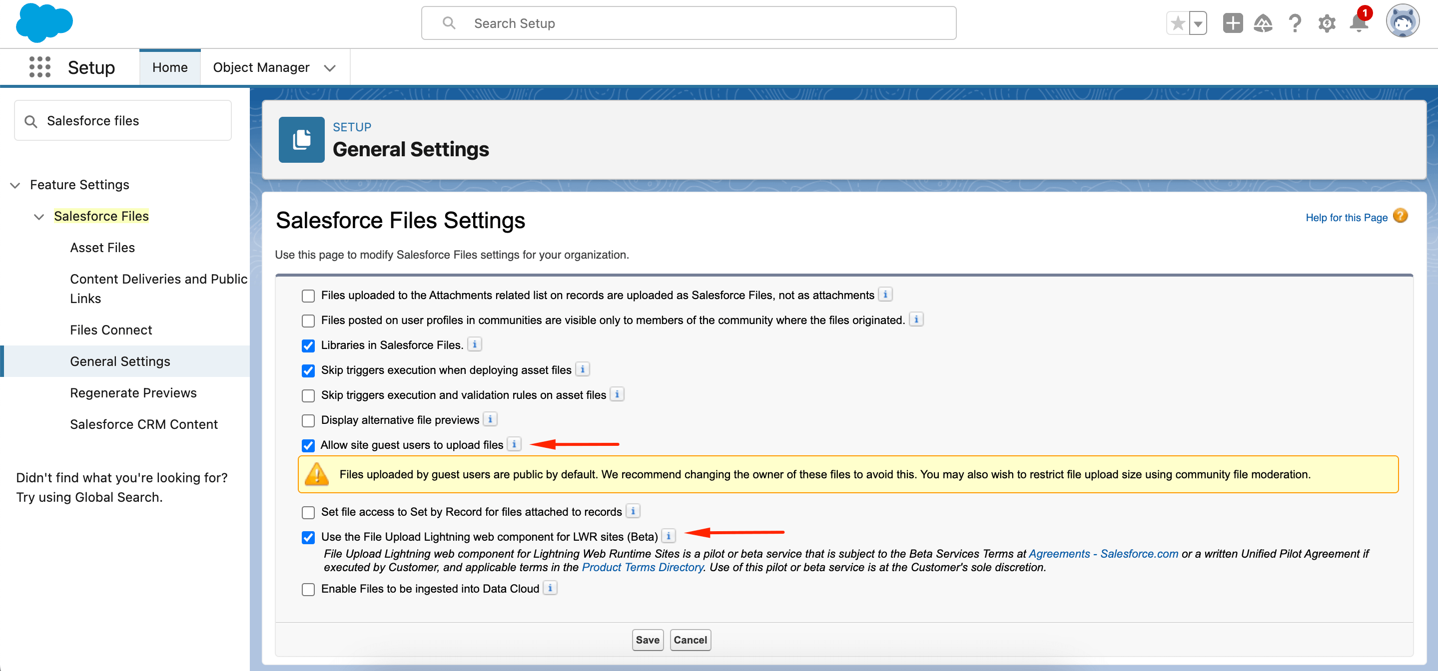 salesforce Winter '25 Release_File Settings_Advanced Communities article