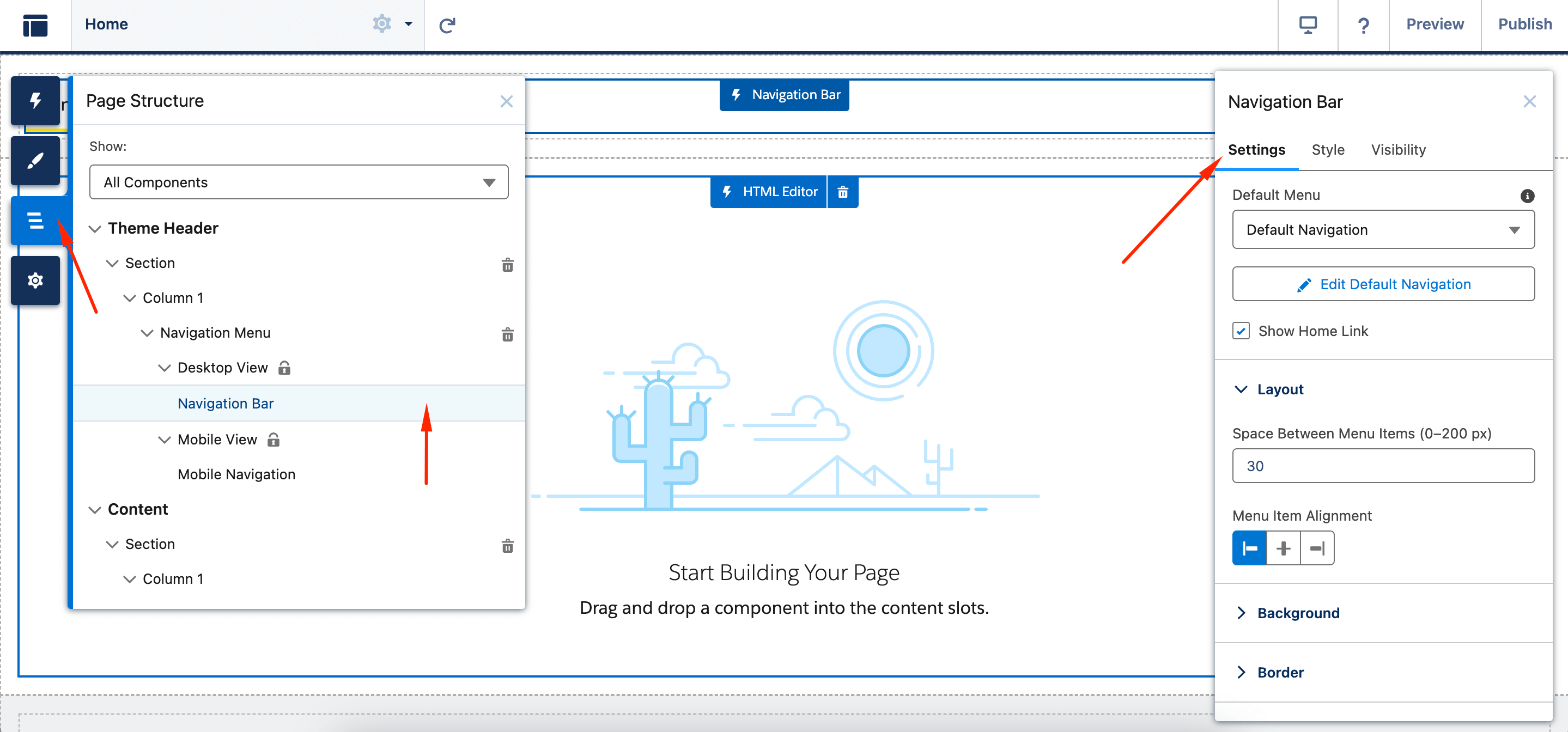 Salesforce Winter '25 Release_Navigation Bar on EC_Advanced Communities Article