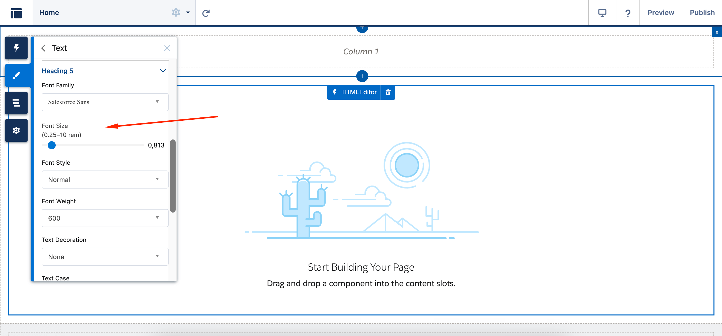 Salesforce Winter '25 Release_Heading Font Sizes on EC_Advanced Communities Article