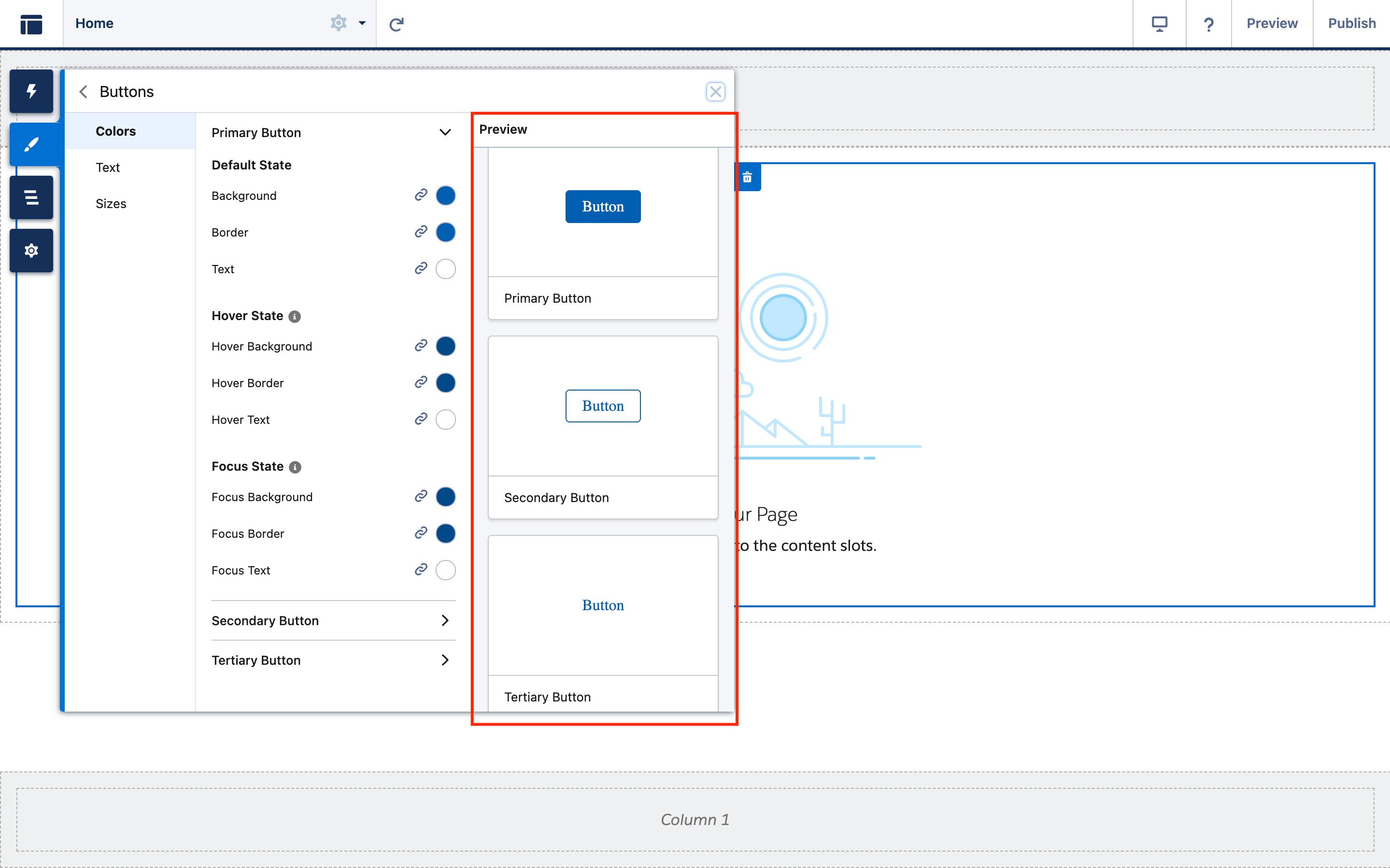 Salesforce Winter '25 Release_Button s_Advanced Communities Article