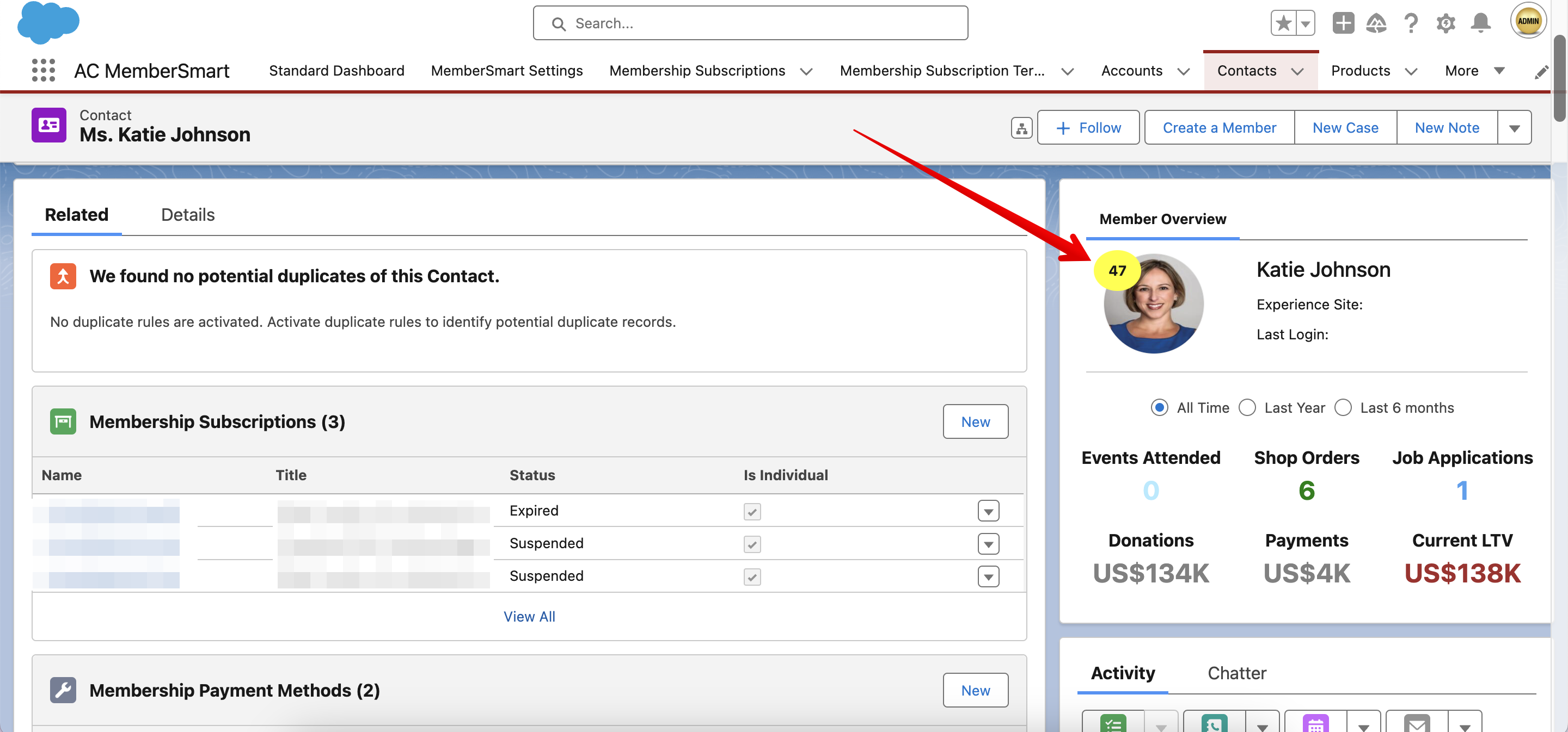 engagement score_AC MemberSmart