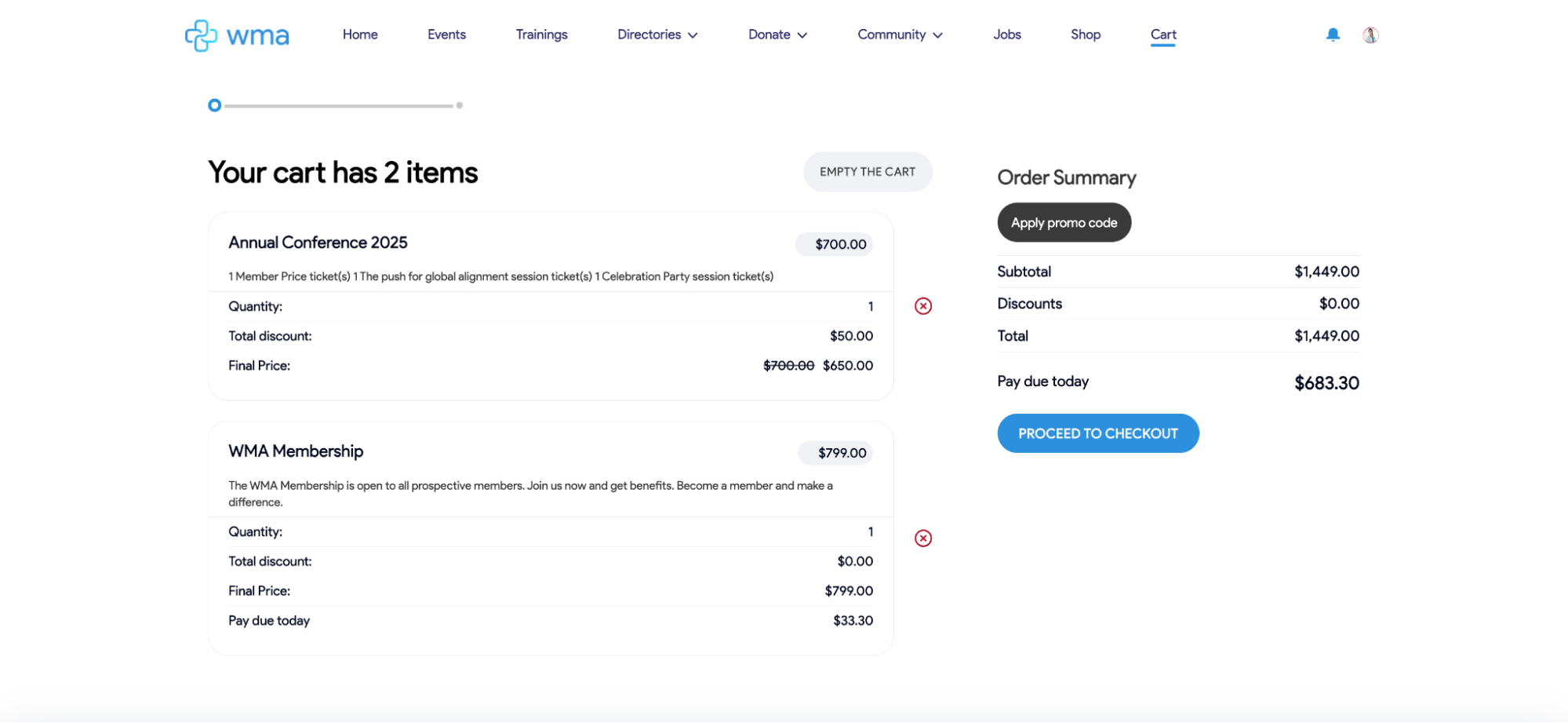 Unified Checkout integration in AC MemberSmart